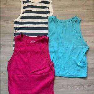 Hollister Cropped Tanks Bundle